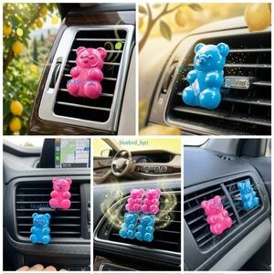 Lemon Scented Bear Car Air Fresheners